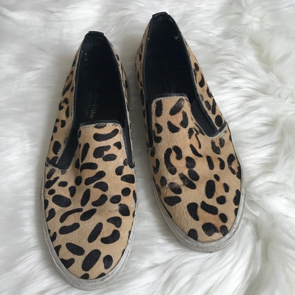 kenneth cole reaction leopard slip ons
